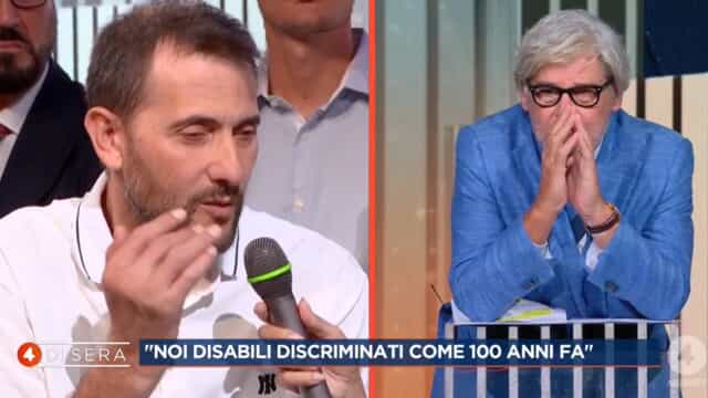 Del Debbio invita disabili in studio e attacca Vannacci: